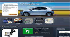 Desktop Screenshot of aaaautopozicovna.sk